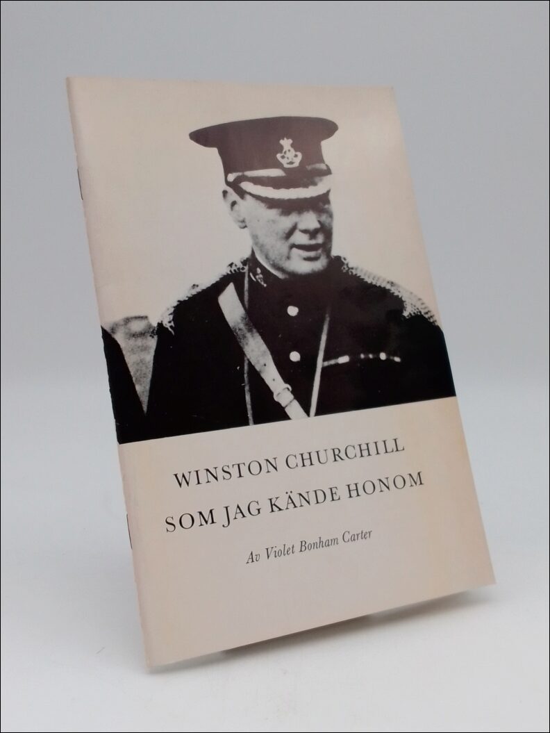 Boktips: Winston Churchill som jag kände honom av Bonham Carter, Violet