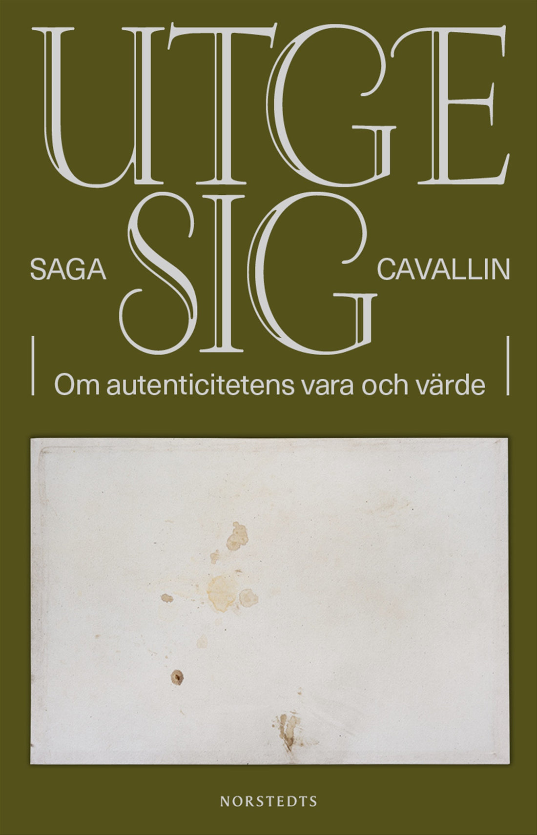 Boktips: Utge sig av Cavallin, Saga