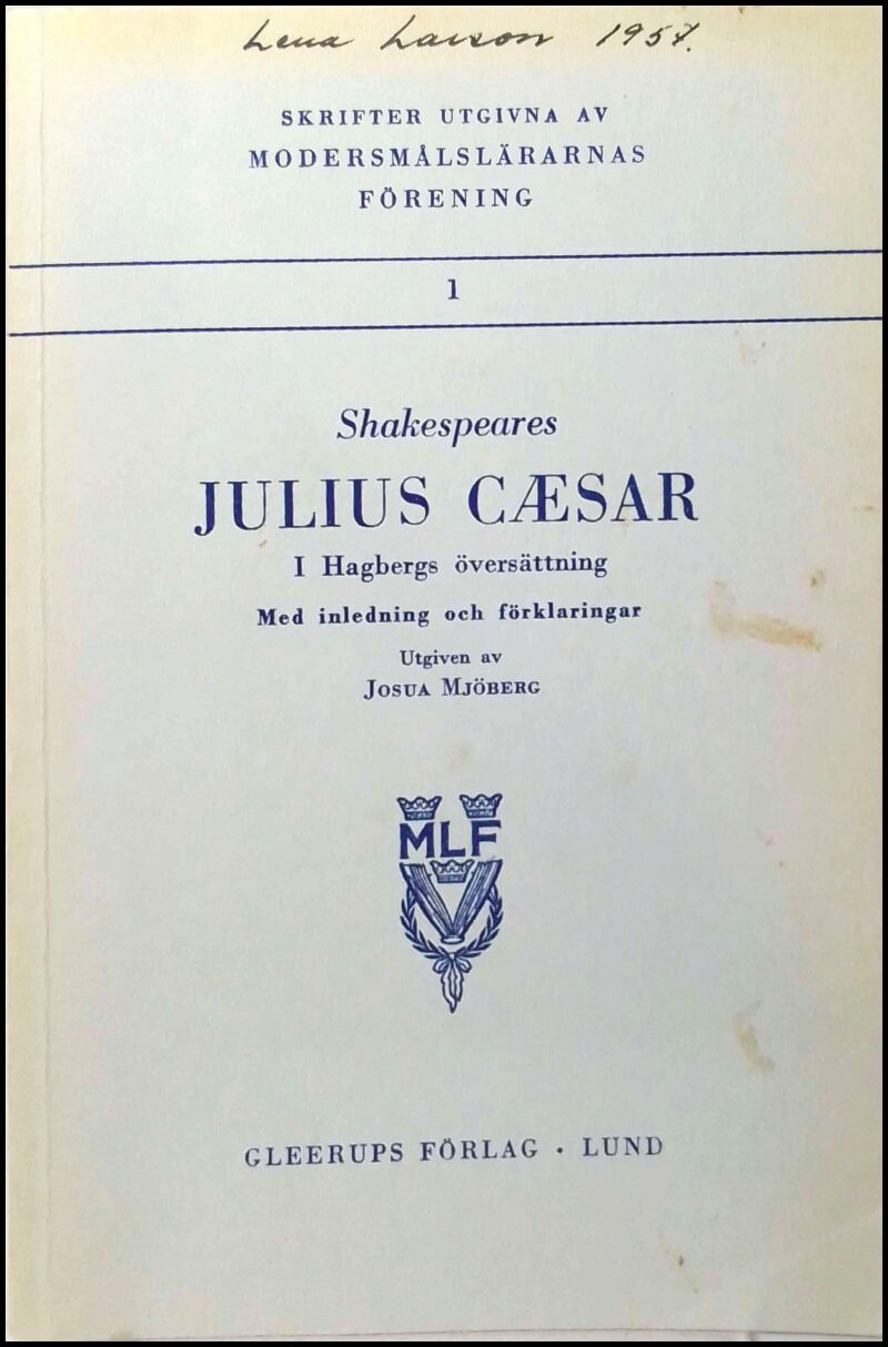 Julius Caesar av William Shakespeare