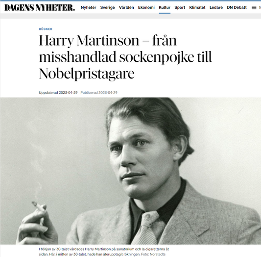 "Harry Martinson – från misshandlad sockenpojke till Nobelpristagare"