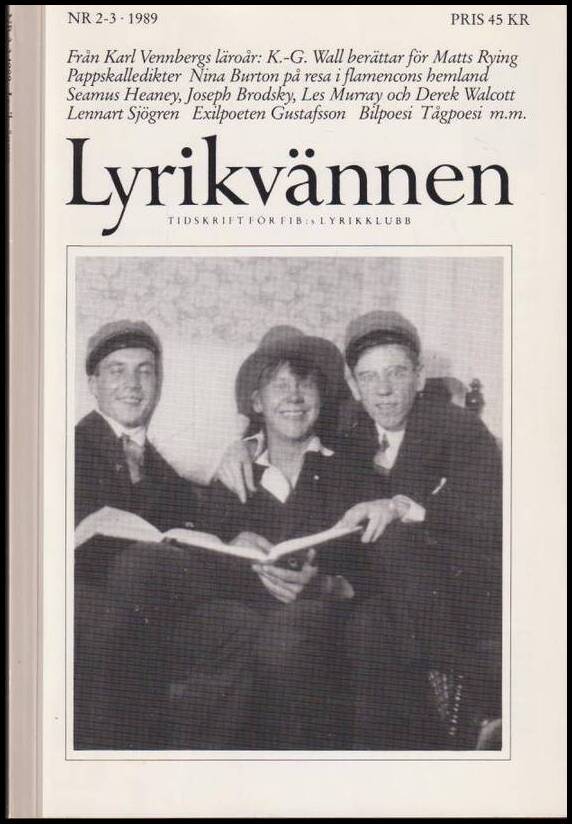 Lyrikvännen | 1989 / 2-3