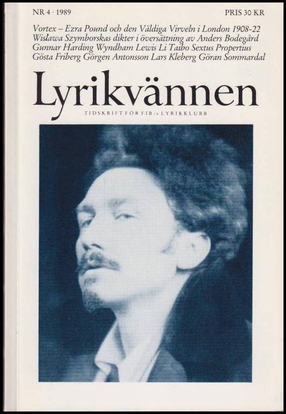 Lyrikvännen | 1989 / 4