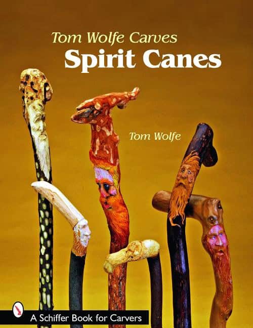 Wolfe, Tom | Tom wolfe carves spirit canes