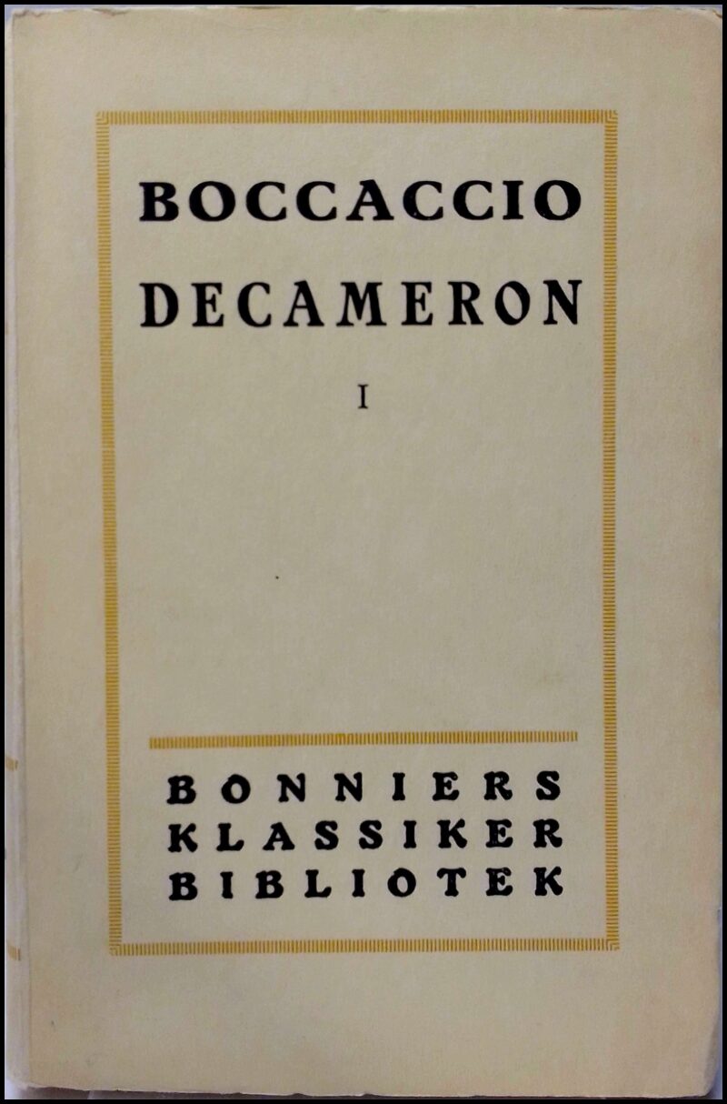 Boccaccio, Giovanni | Decameron I