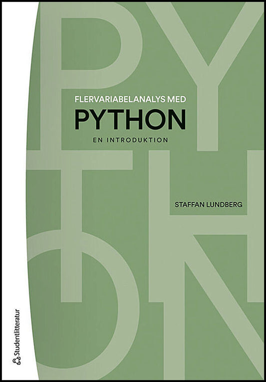 Lundberg, Staffan | Flervariabelanalys med Python : - en introduktion