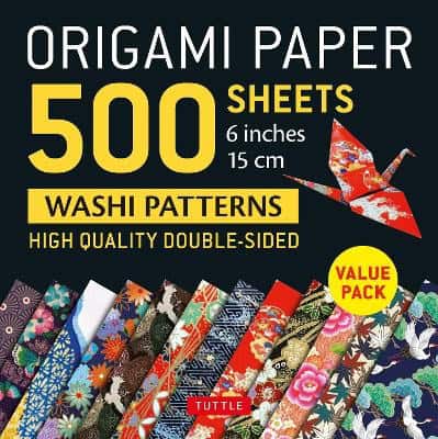 Tuttle Studio, [red.] | Origami Paper 500 sheets Japanese Washi Patterns 6' (15 cm)