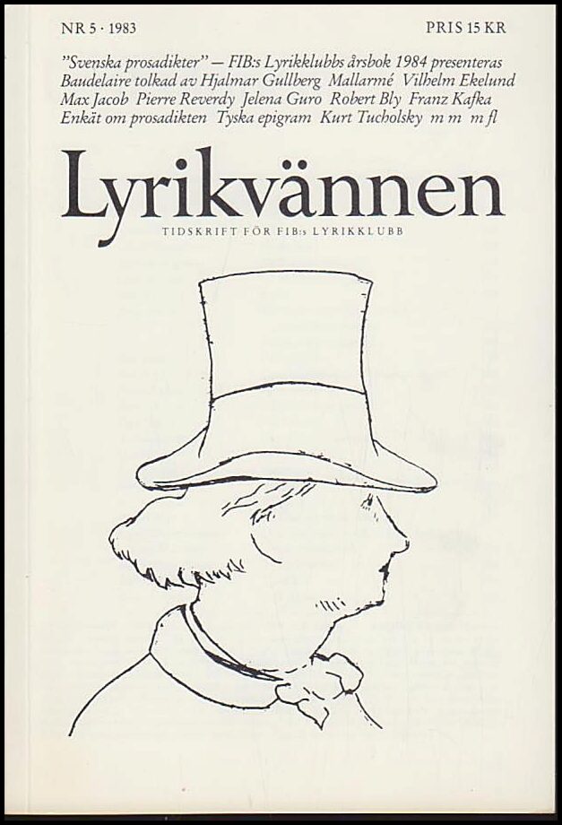 Lyrikvännen | 1983 / 5 : Svenska prosadikter