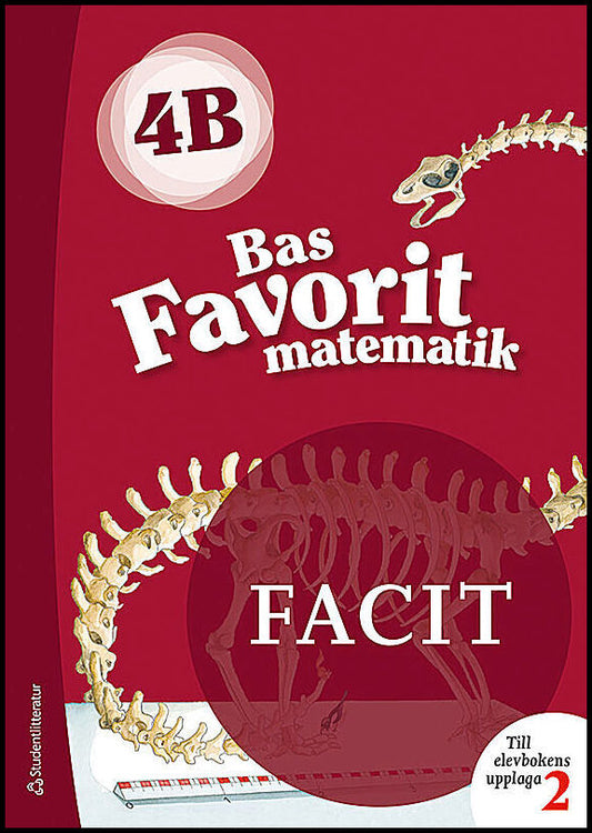 Karppinen, Jaana | Favorit matematik bas 4B Facit till elevbokens upplaga 2