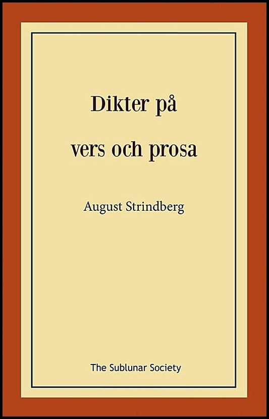 Strindberg, August | Dikter på vers och prosa