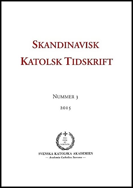 Wieselgren, Jon Peter | Persson, Erik [red.] | Skandinavisk katolsk tidskrift 3(2015)