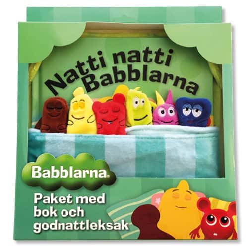 Tisell, Anneli | Johansson, Iréne | Natti Natti Babblarna Bok och godnattleksak