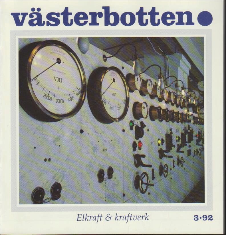 Västerbotten | 1992 / 3 : Elkraft & kraftverk