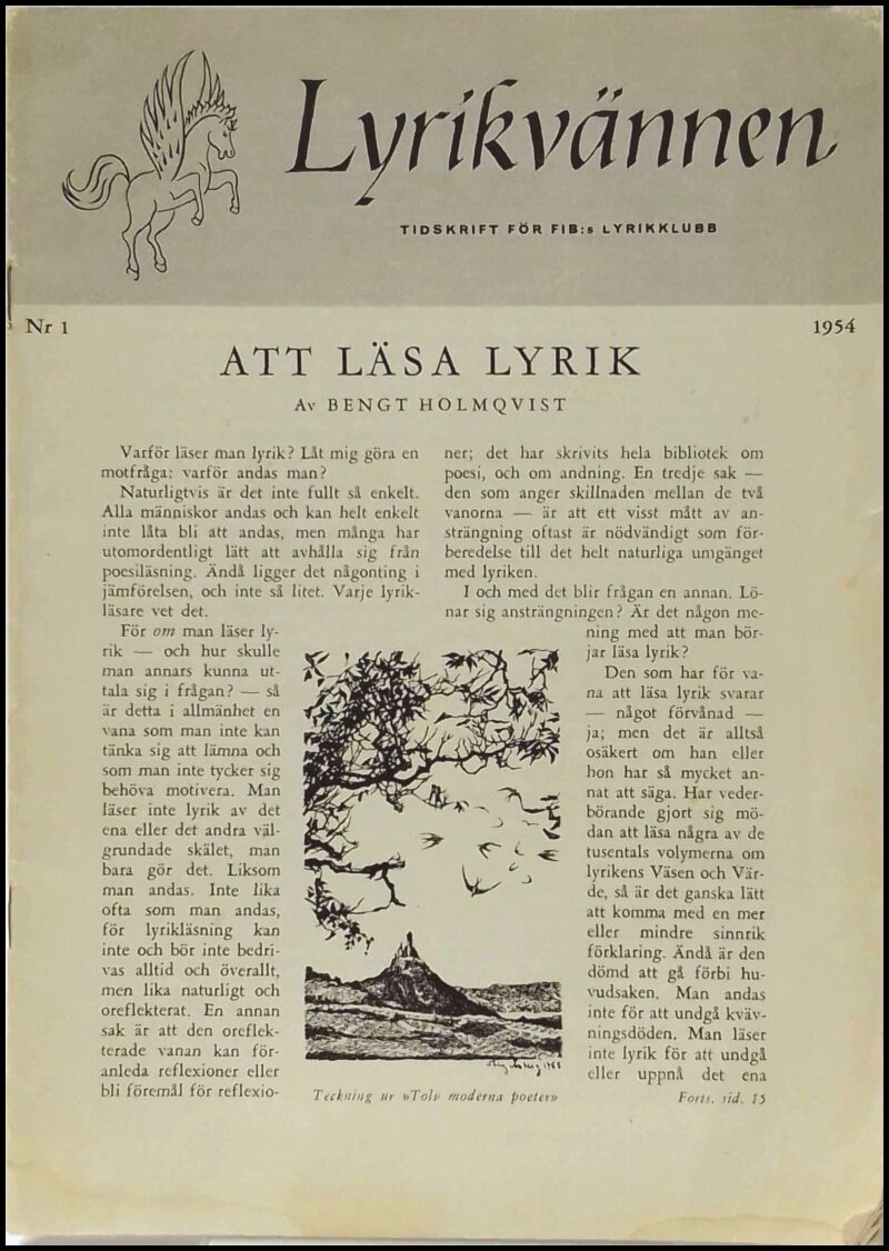 Lyrikvännen | 1954 / 1