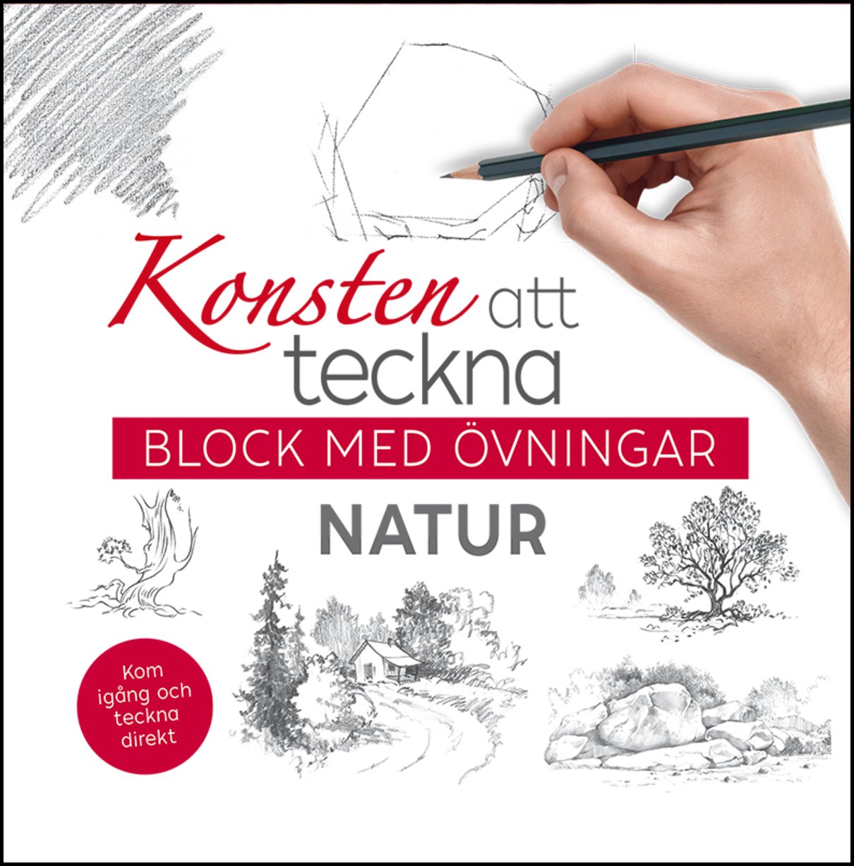 Konsten att teckna : Block med övningar - Natur