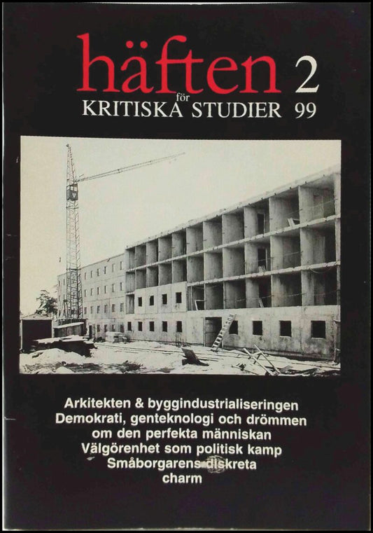 Häften för kritiska studier | 1999 / 2