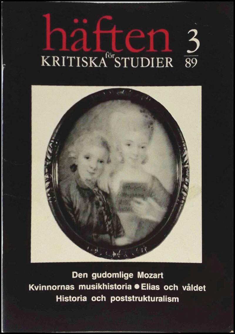 Häften för kritiska studier | 1989 / 3