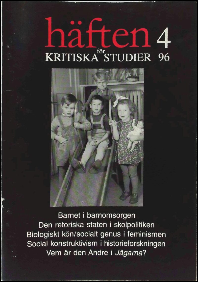 Häften för kritiska studier | 1996 / 4