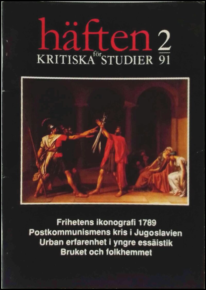 Häften för kritiska studier | 1991 / 2