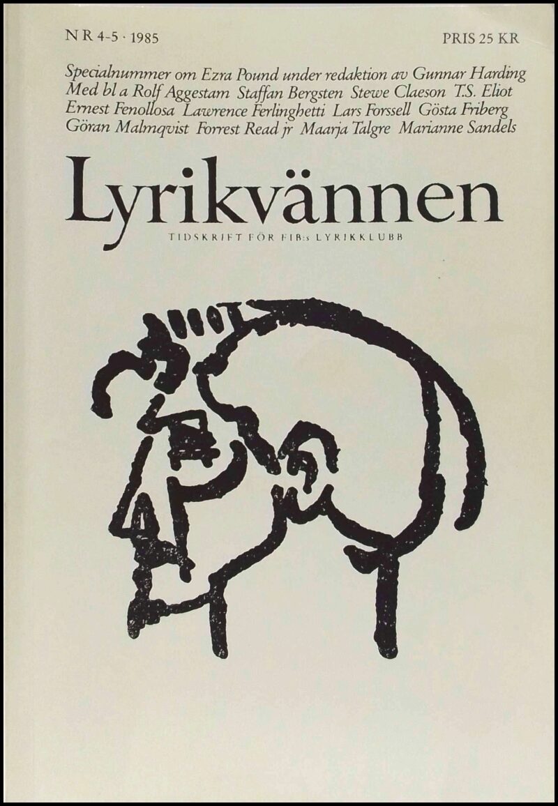 Lyrikvännen | 1985 / 4-5 : Ezra Pound