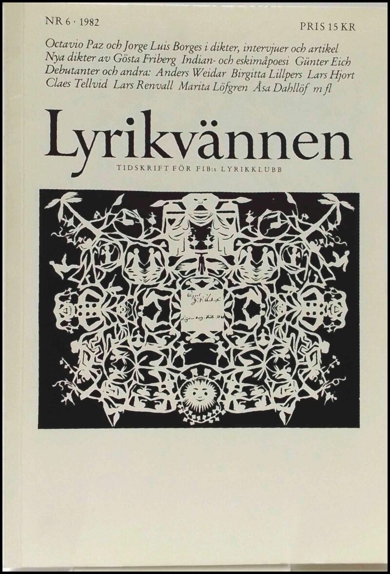 Lyrikvännen | 1982 / 6