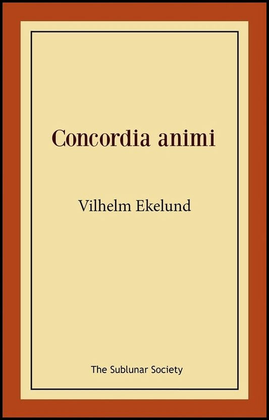 Ekelund, Vilhelm | Concordia animi