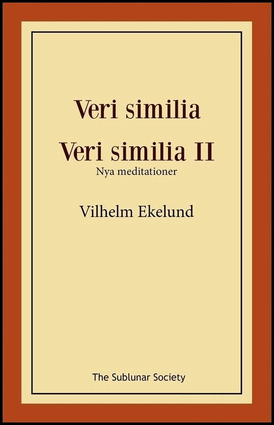 Ekelund, Vilhelm | Veri similia | Veri similia II