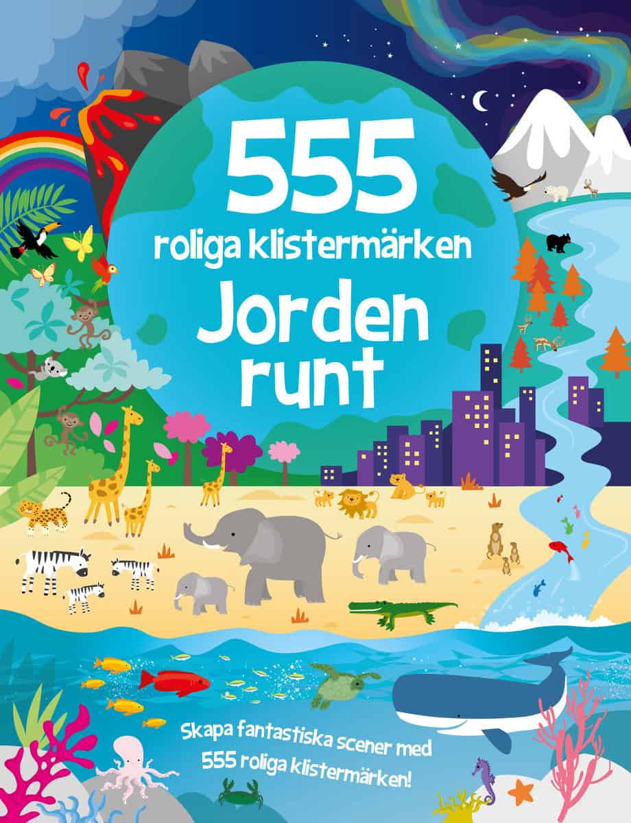 Graham, Oakley | 555 roliga klistermärken : Jorden runt