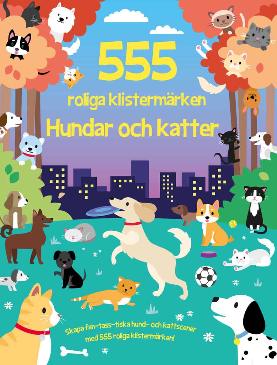 Graham, Oakley | 555 roliga klistermärken : Hundar och katter