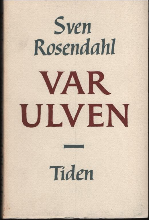 Rosendahl, Sven | Varulven. Roman