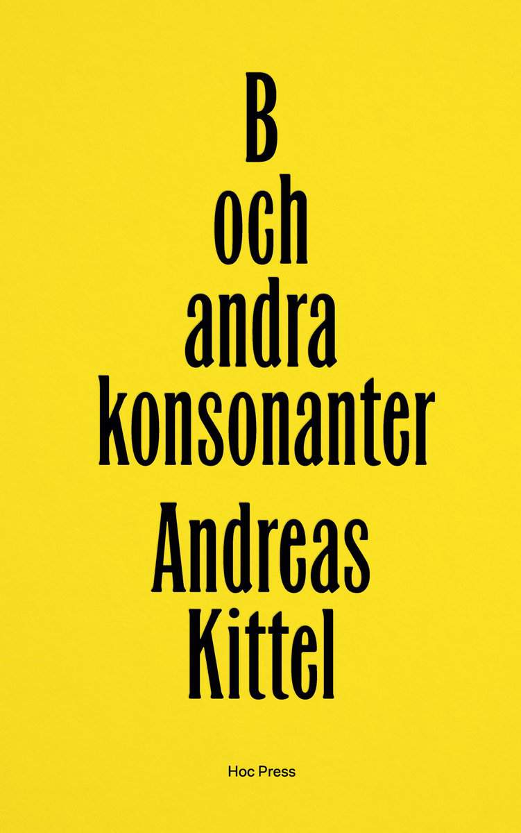 Kittel, Andreas | B och andra konsonanter