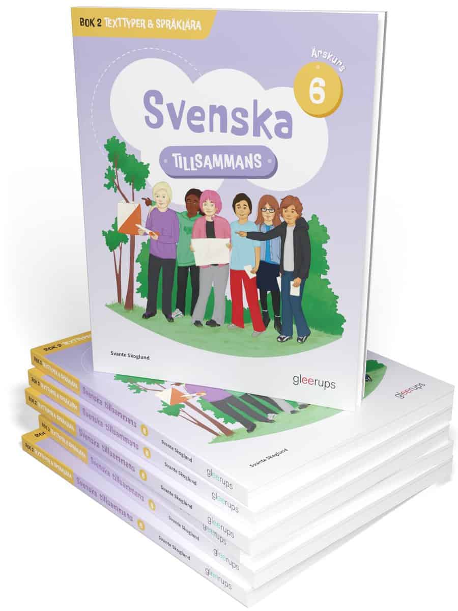 Skoglund, Svante | Svenska tillsammans 6, bok 2, Texttyper & Språklära, 10 ex