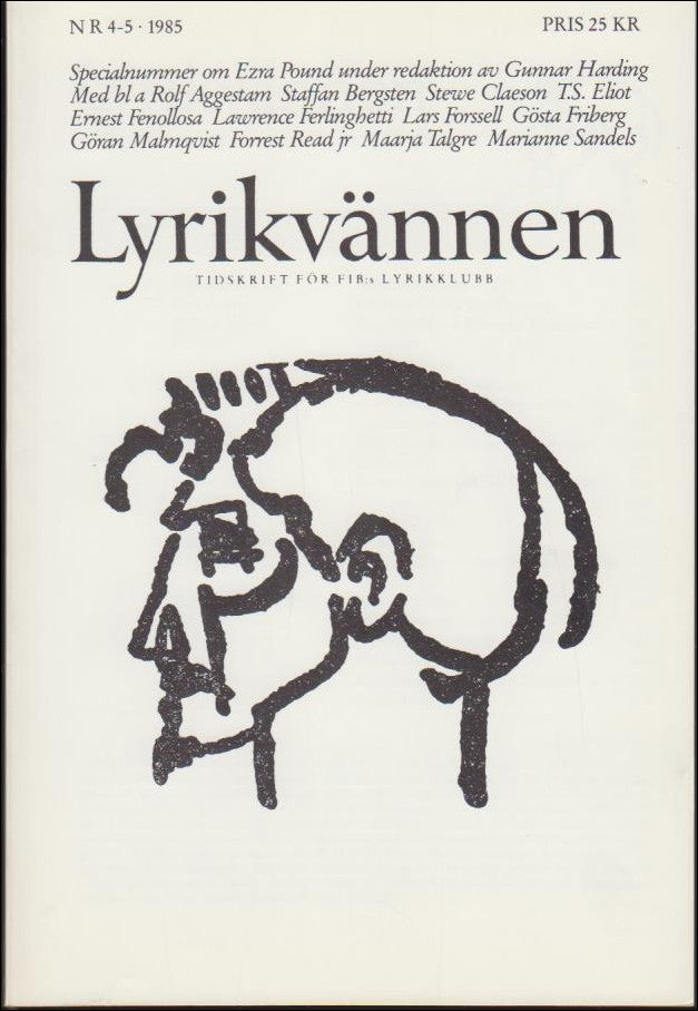 Lyrikvännen | 1985 / 4-5 : Specialnummer om Ezra Pound