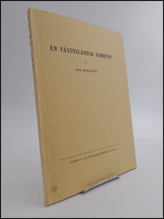 Granlund, Åke | En västnyländsk namntyp