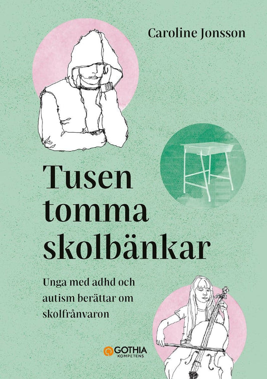 Jonsson, Caroline | Tusen tomma skolbänkar : Unga med adhd och autism berättar om skolfrånvaron