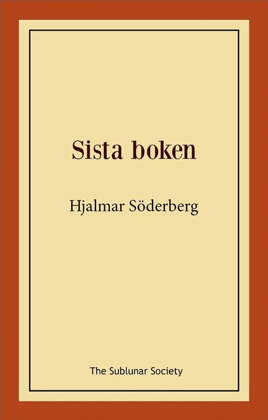 Söderberg, Hjalmar | Sista boken