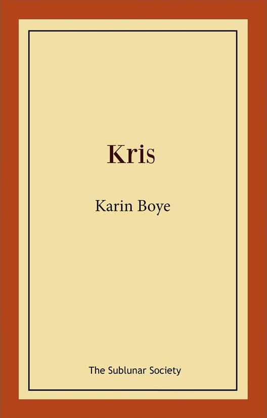 Boye, Karin | Kris