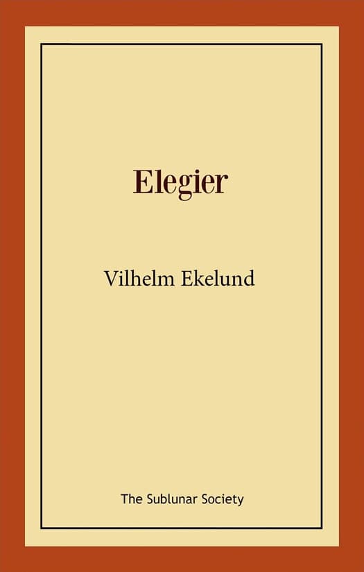 Ekelund, Vilhelm | Elegier