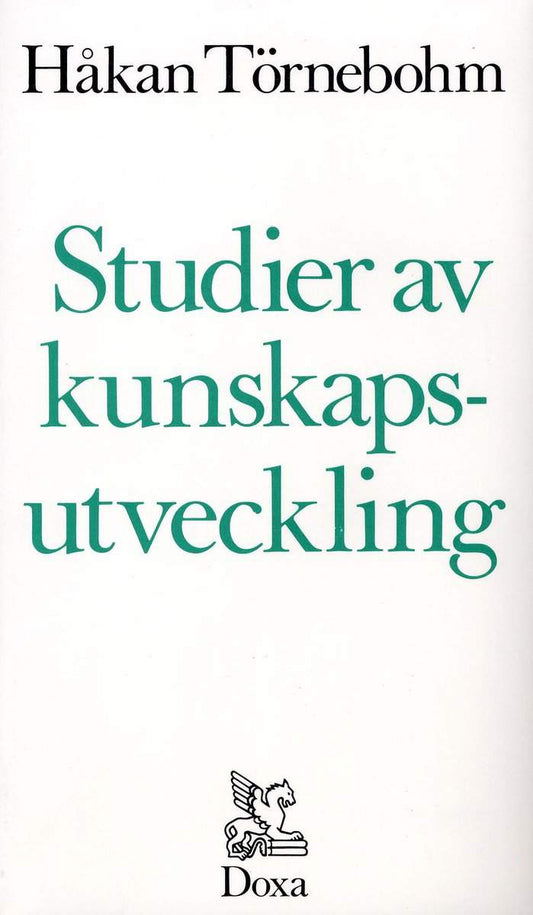 Törnebohm, Håkan | Studier av kunskapsutveckling