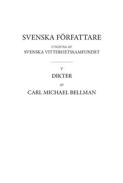 Bellman, Carl Michael | Dikter 4 : Fredmans epistlar, Handskriftstudier till Fredmans epistlar, Variantförteckning. D 2